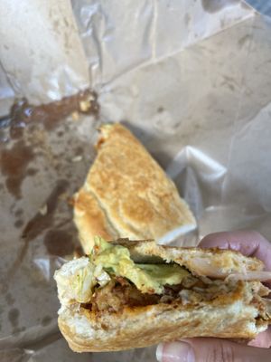 Tempeh pressed sandwich  at Bodega in St Petersburg