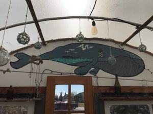 decor at Veronica's Coffee House in Kenai