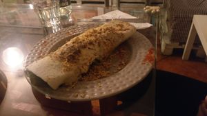 One of the rolls with "no-chorizo" at The V Factor in Lanzarote