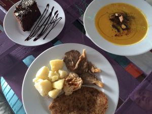 menú  at The V Factor in Lanzarote