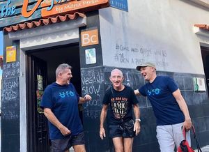 Regular punters at The V Factor in Lanzarote