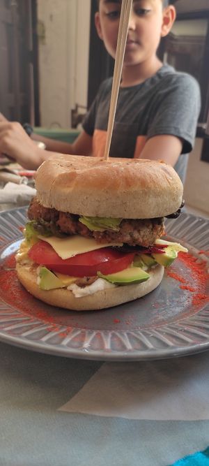 V Burger at The V Factor in Lanzarote