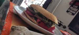 Seitán Baguette at The V Factor in Lanzarote