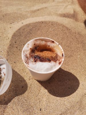 Soy cappacino at The V Factor in Lanzarote