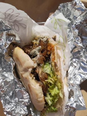 Kebab at The V Factor in Lanzarote