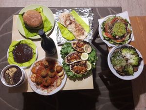 3 delicious menus, from appetizers to desserts, vegan wine. Everything on point! at The V Factor in Lanzarote