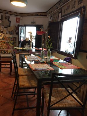 Nice seating at The V Factor in Lanzarote