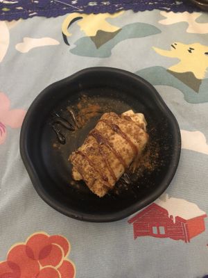 Cinnamon roll at The V Factor in Lanzarote