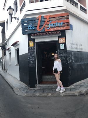 Really liked the aesthetic of the restaurant  at The V Factor in Lanzarote