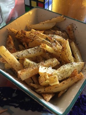 Fried potatoes  at The V Factor in Lanzarote