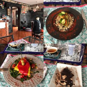 Menu plus interior at The V Factor in Lanzarote