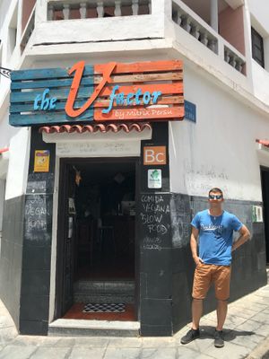 Entrance at The V Factor in Lanzarote