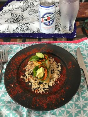 Main Dish at The V Factor in Lanzarote