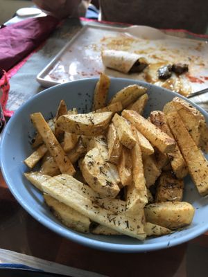 fries at The V Factor in Lanzarote