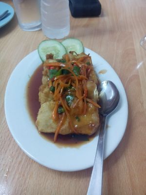 tofu at Xin An Vegetarian Cafe in Langkawi