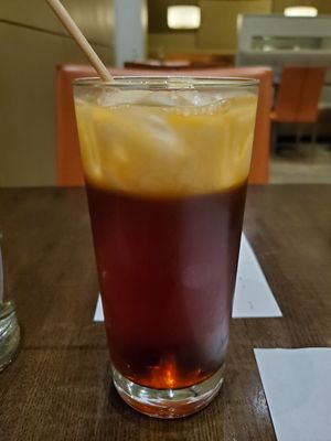 Delightful Thai Iced Tea! at Herban Fix Vegan Kitchen in Atlanta