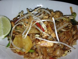 pad Thai at Herban Fix Vegan Kitchen in Atlanta