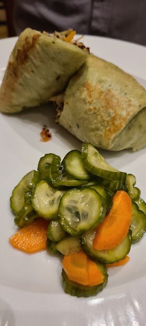 Quinoa roll at Herban Fix Vegan Kitchen in Atlanta