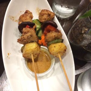 soy chicken appetizer at Herban Fix Vegan Kitchen in Atlanta