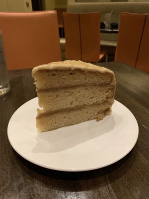 Caramel cake  at Herban Fix Vegan Kitchen in Atlanta