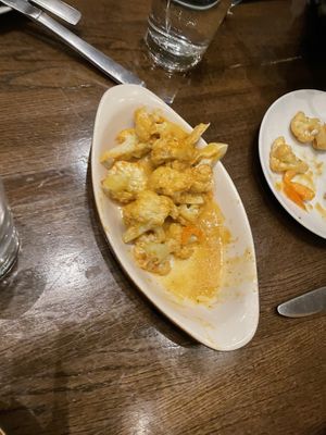 Curry cauliflower. Had to start eating before taking a picture!   at Herban Fix Vegan Kitchen in Atlanta