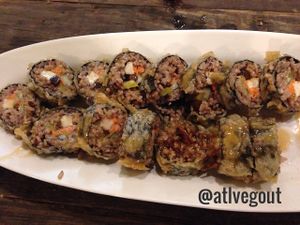 Easter buffet at Herban Fix Vegan Kitchen in Atlanta