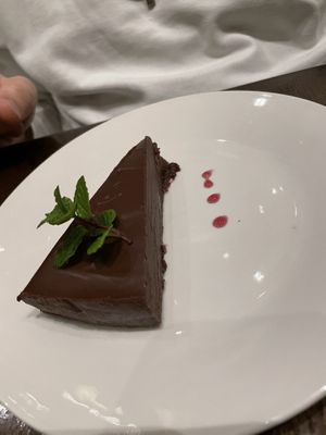 Chocolate ganache   at Herban Fix Vegan Kitchen in Atlanta