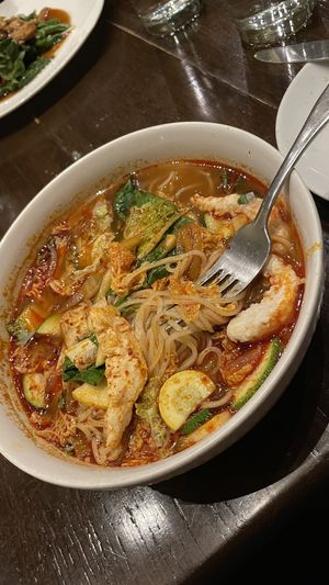 Spicy Shrimp Ramen #Veganuary at Herban Fix Vegan Kitchen in Atlanta