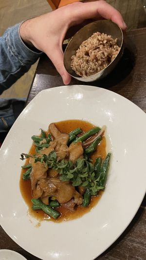 Chicken Stir Fryy #Veganuary at Herban Fix Vegan Kitchen in Atlanta