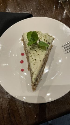 Matcha Cake #Veganuary at Herban Fix Vegan Kitchen in Atlanta