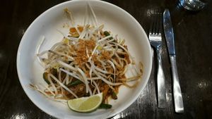Phad Thai at Herban Fix Vegan Kitchen in Atlanta