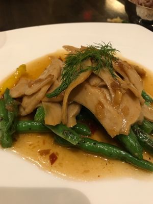 Stir fry soy chicken  at Herban Fix Vegan Kitchen in Atlanta