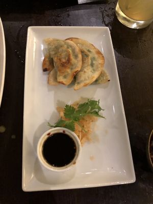 Dumplings  at Herban Fix Vegan Kitchen in Atlanta