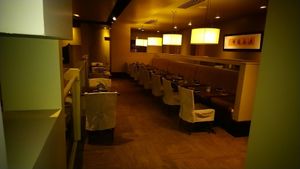 Upstairs room at Herban Fix Vegan Kitchen in Atlanta