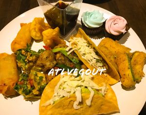 Easter buffet  at Herban Fix Vegan Kitchen in Atlanta