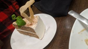 Carrot cake at Herban Fix Vegan Kitchen in Atlanta