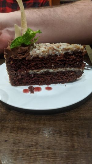 German chocolate at Herban Fix Vegan Kitchen in Atlanta