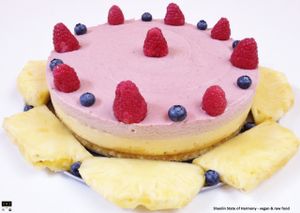 Shaolin State of Harmony - vegan & raw food 
RAW CHEESECAKE: 'PRINCESS' at Shaolin State of Harmony in Milan