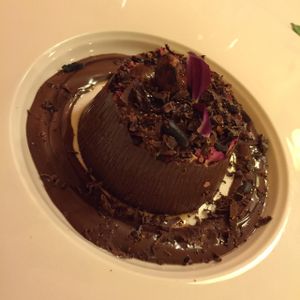 Chocolate pudding at Shaolin State of Harmony in Milan