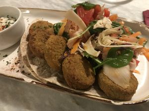 Falafel at Botanica Lab in Bologna