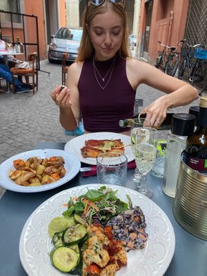 olive oil is a must :) at Botanica Lab in Bologna