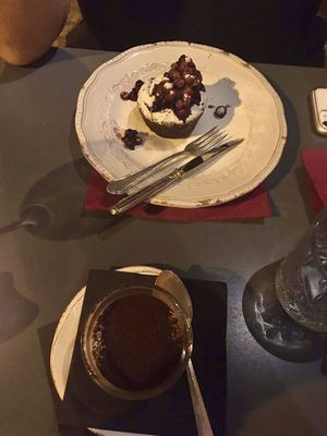 Dessert at Botanica Lab in Bologna