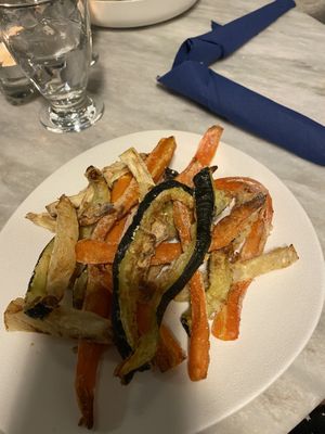 verdure impanate al forno at Botanica Lab in Bologna