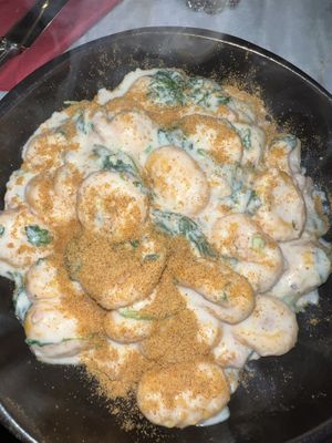 pumpkin gnocchi   at Botanica Lab in Bologna