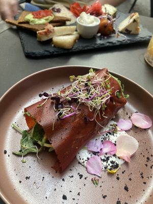 Our meals   at Botanica Lab in Bologna