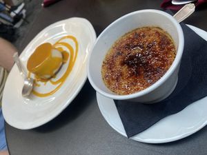 Desserts- creme brûlée!   at Botanica Lab in Bologna