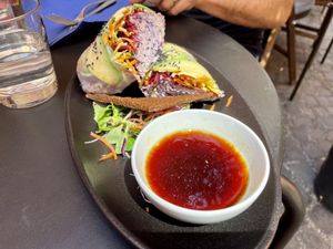 Spring Rolls  at Botanica Lab in Bologna