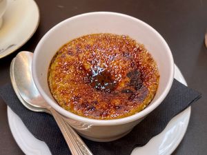 Creme brulée  at Botanica Lab in Bologna