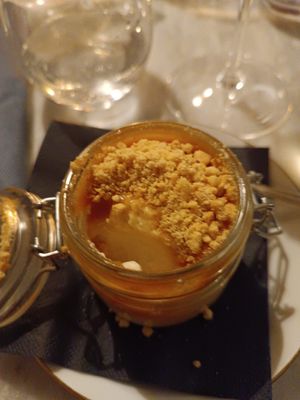 Salted caramel cream at Botanica Lab in Bologna