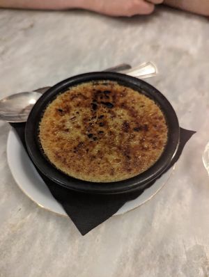 Creme Brulée at Botanica Lab in Bologna